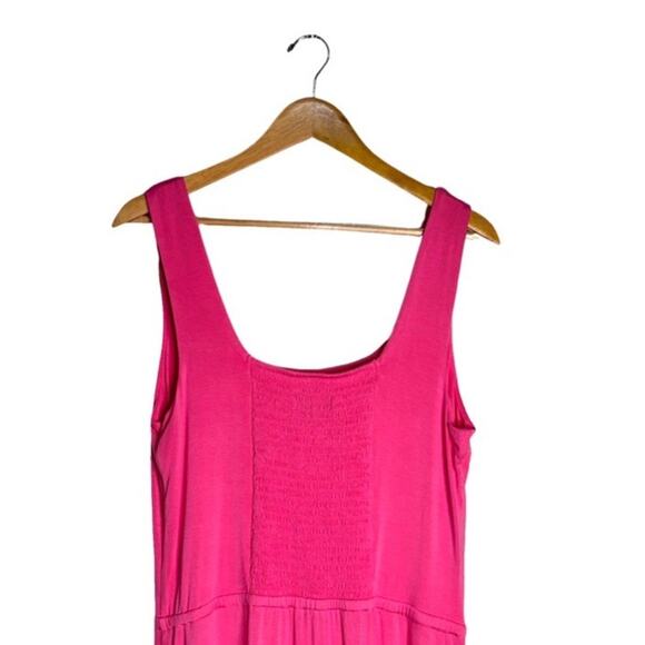 Jason Wu Pink Sleeveless Midi Size Medium Sundress Midi Pockets Scoop Neck - Picture 7 of 10